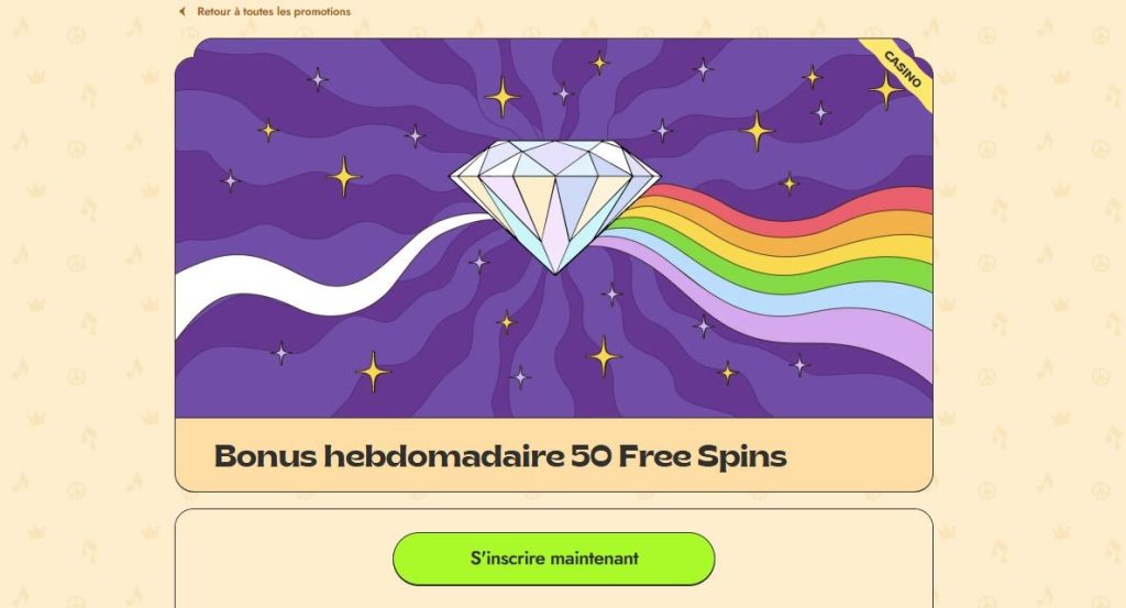 bonus hebdomadaire vinyl casino